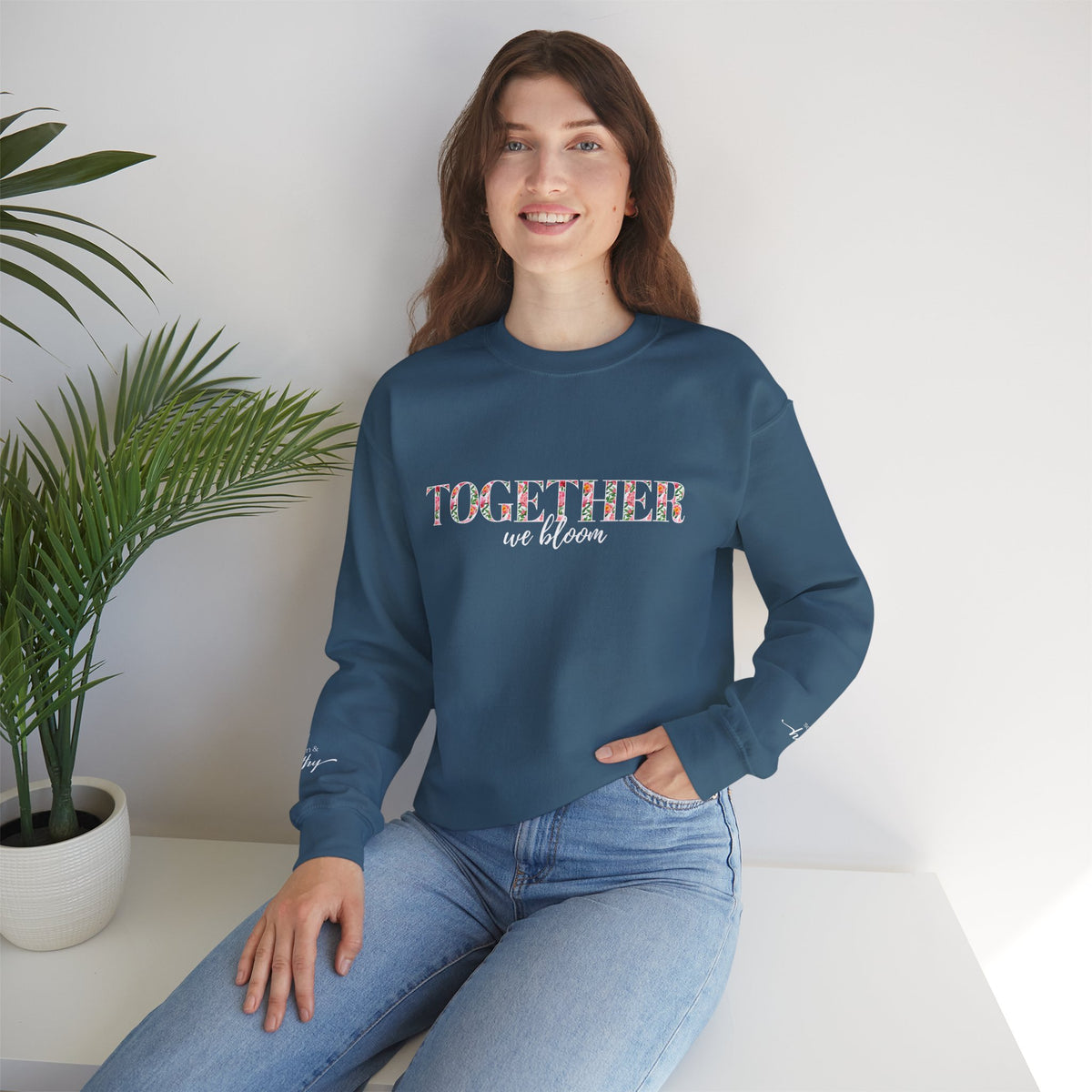 "Together We Bloom" Crewneck Sweatshirt