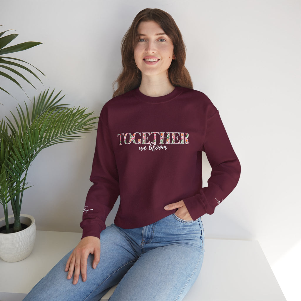"Together We Bloom" Crewneck Sweatshirt