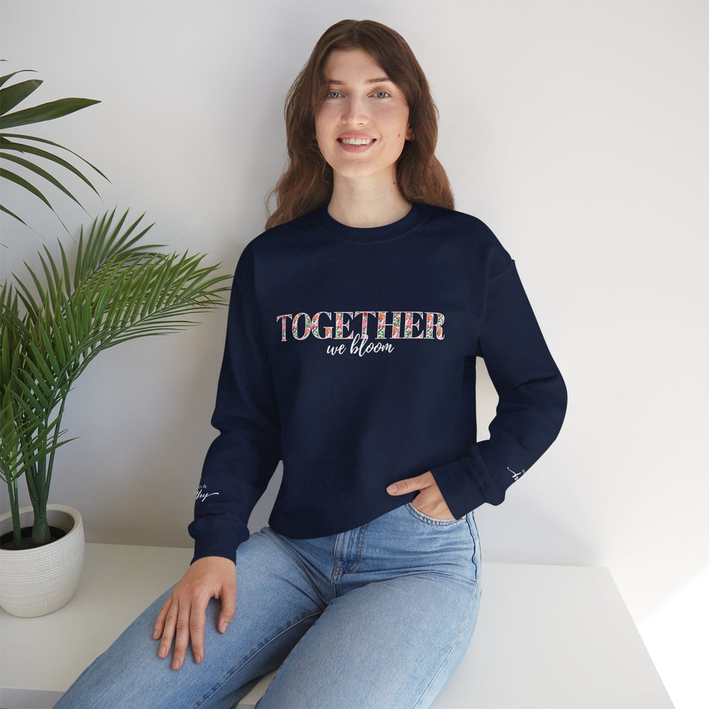 "Together We Bloom" Crewneck Sweatshirt