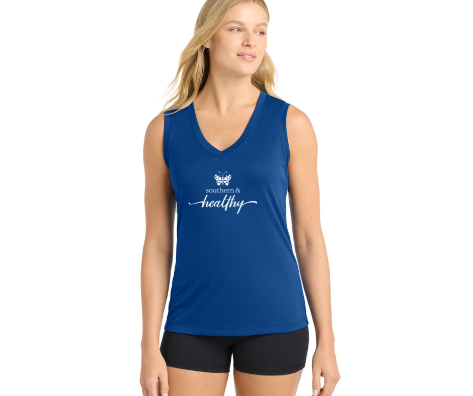 Southern & Healthy Athletic V-Neck Tank Top