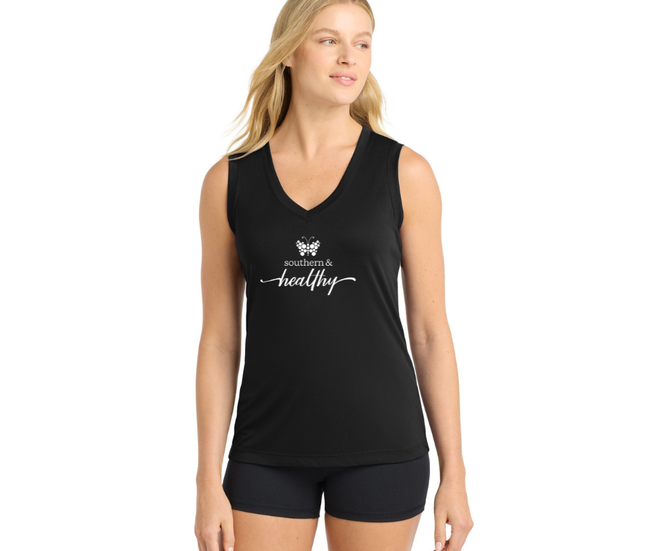 Southern & Healthy Athletic V-Neck Tank Top