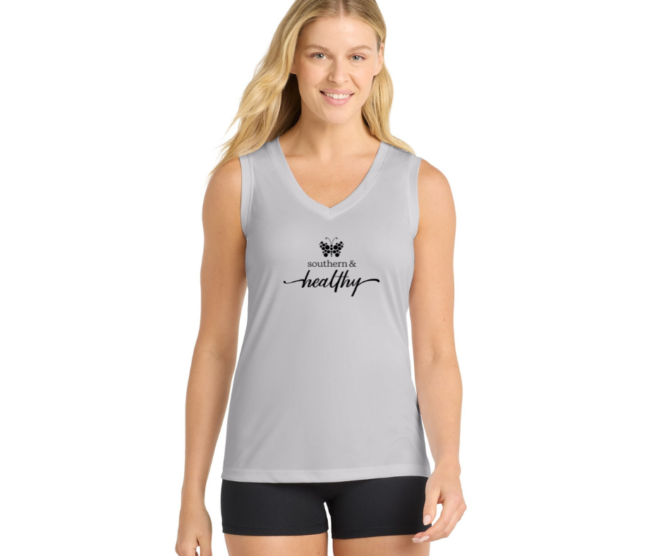 Southern & Healthy Athletic V-Neck Tank Top