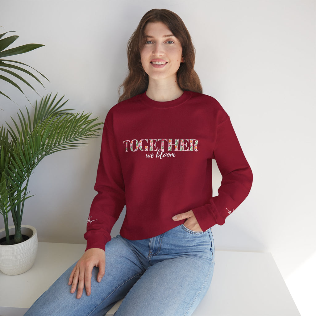 "Together We Bloom" Crewneck Sweatshirt